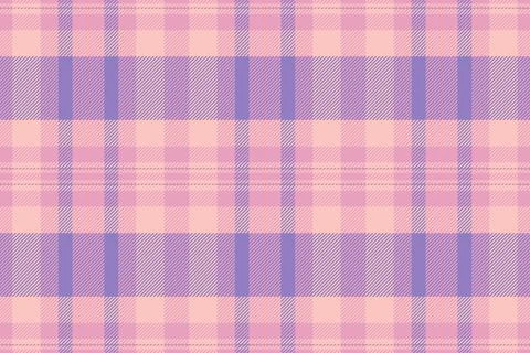 Soft, calming plaid pattern in gentle pink, peach, and lavender hues. Perfect Illustrazione stock