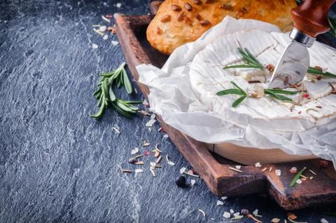 Soft Camembert cheese Stock Photos