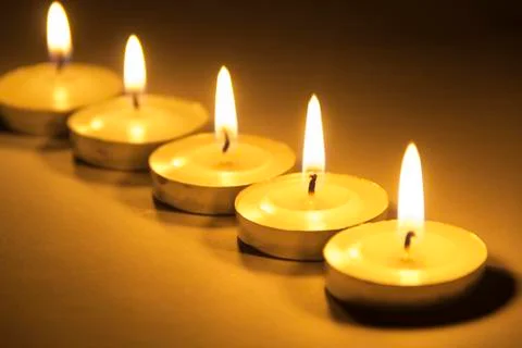 Soft Candles Stock Photos