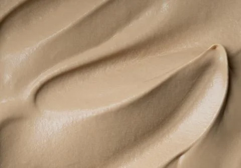 Soft chocolate cream. chocolate pudding texture Stock Photos
