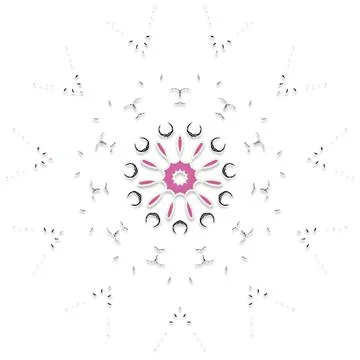 Soft Circular Repeat Shape Clean Abstract Rounded Shapes for Branding and W.. イラスト素材