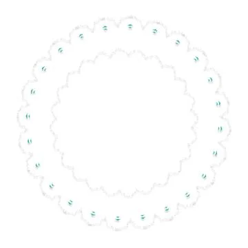 Soft Circular Repeat Shape Clean Abstract Rounded Shapes for Branding and W.. Stock Illustration
