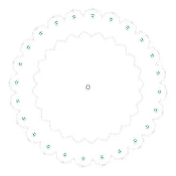 Soft Circular Repeat Shape Clean Abstract Rounded Shapes for Branding and W.. Stock Illustration