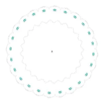 Soft Circular Repeat Shape Clean Abstract Rounded Shapes for Branding and W.. Stock Illustration