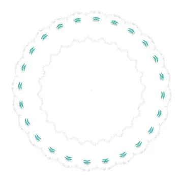 Soft Circular Repeat Shape Clean Abstract Rounded Shapes for Branding and W.. Illustrazione stock