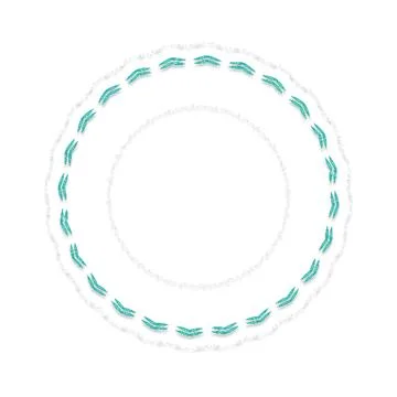 Soft Circular Repeat Shape Clean Abstract Rounded Shapes for Branding and W.. Stock Illustration