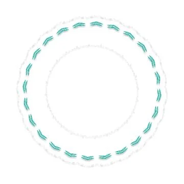 Soft Circular Repeat Shape Clean Abstract Rounded Shapes for Branding and W.. Stock Illustration
