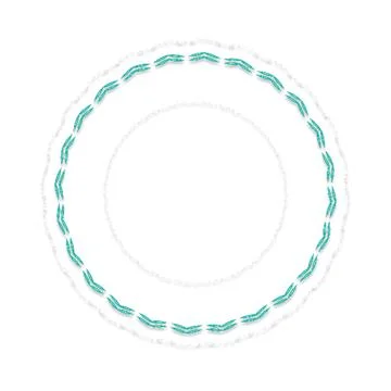 Soft Circular Repeat Shape Clean Abstract Rounded Shapes for Branding and W.. 스톡 일러스트