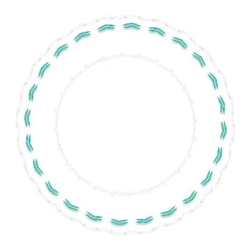 Soft Circular Repeat Shape Clean Abstract Rounded Shapes for Branding and W.. Stock Illustration