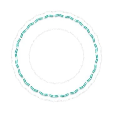 Soft Circular Repeat Shape Clean Abstract Rounded Shapes for Branding and W.. イラスト素材