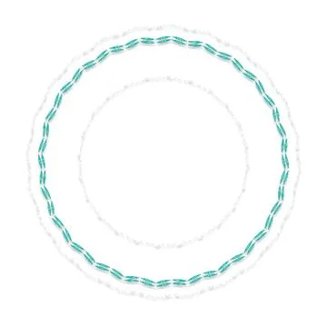 Soft Circular Repeat Shape Clean Abstract Rounded Shapes for Branding and W.. Stock Illustration