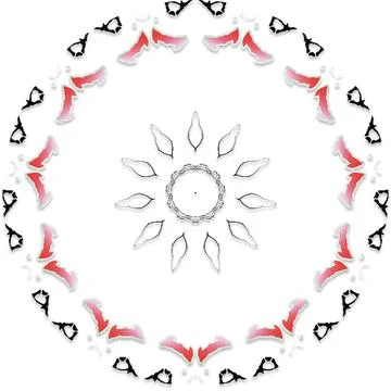 Soft Circular Repeat Shape Clean Abstract Rounded Shapes for Branding and W.. イラスト素材