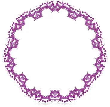 Soft Circular Repeat Shape Clean Abstract Rounded Shapes for Branding and W.. Stock Illustration