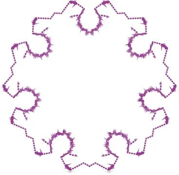 Soft Circular Repeat Shape Clean Abstract Rounded Shapes for Branding and W.. Stock Illustration