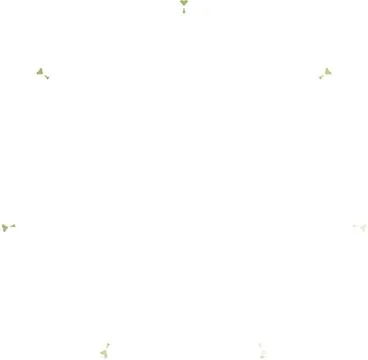 Soft Circular Repeat Shape Clean Abstract Rounded Shapes for Branding and W.. イラスト素材