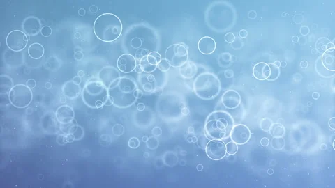 Soft Clean Circles Abstract Background Stock Footage 338445382