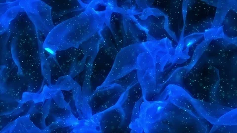 Soft cloth And Particles Stock Footage 77573641