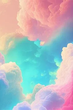 Soft cloud background color Illustrazione stock