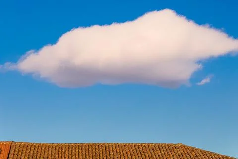 Soft Cloud Horizon Stock Photos