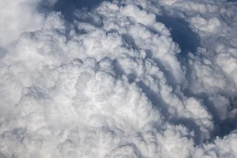 Soft clouds from above Stock Photos