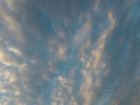 Soft Clouds in a Blue Sky Stock Photos