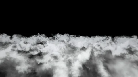 Soft clouds passing behind the camera Video stock 125134183