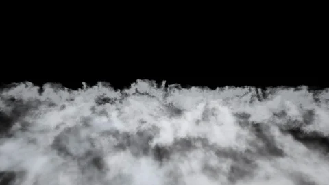 Soft clouds passing behind the camera Stock Footage 125134687
