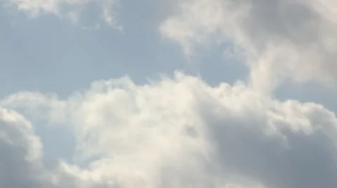 Soft Clouds Time Lapse Background Stock Footage 49716314