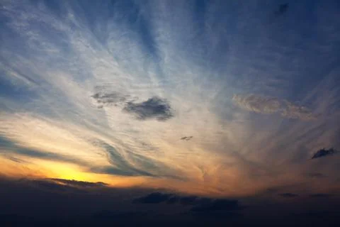 Soft cloudy heaven Stock Photos