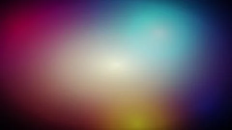 Soft color blend featuring magenta cyan and warm yellow with a bright centr.. 動画素材 336365206