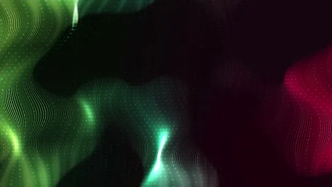 Soft Color Gradient Waves Modern Art Video Loop Background Stock Footage 277568109