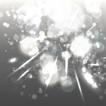 Soft colored abstract background with bokeh Stock Illustration