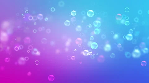 Soft Colorful Gradient Bubbles Abstract Wave Background Stock Footage 338512289