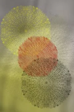 Soft colorful pattern with mandala element. Vintage decorative elements.  Isl Stockillustratie