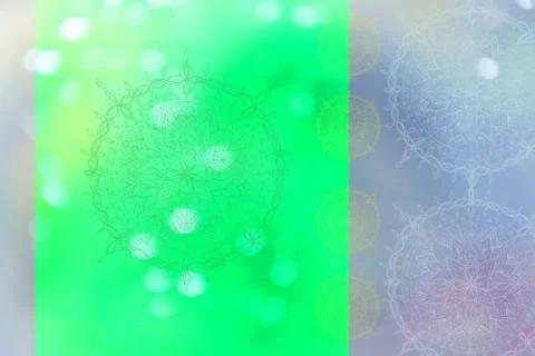 Soft colorful pattern with mandala element. Vintage decorative elements.  Isl Illustrazione stock