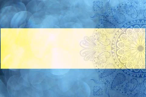 Soft colorful pattern with mandala element. Vintage decorative elements.  Isl Stock Photos