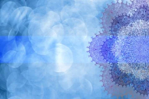 Soft colorful pattern with mandala element. Vintage decorative elements.  Isl Stock Photos