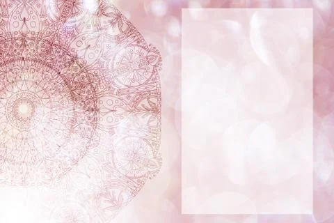 Soft colorful pattern with mandala element. Vintage decorative elements.  Isl Stock Photos