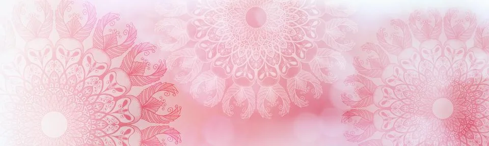 Soft colorful pattern with mandala element. Vintage decorative elements.  Isl Stock Photos