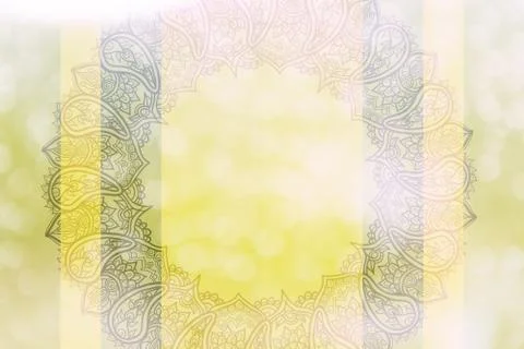 Soft colorful pattern with mandala element. Vintage decorative elements.  Isl Stock Photos