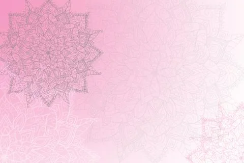 Soft colorful pattern with mandala element. Vintage decorative elements.  Isl Stock Photos