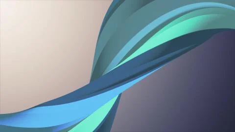 Soft colors 3D rendering curved marshmallow candy abstract shape illustration イラスト素材