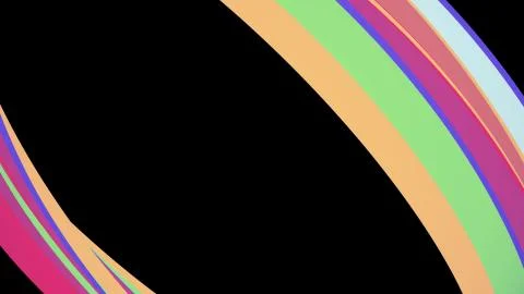Soft colors flat diagonal frame curved candy line abstract shape illustration 스톡 일러스트