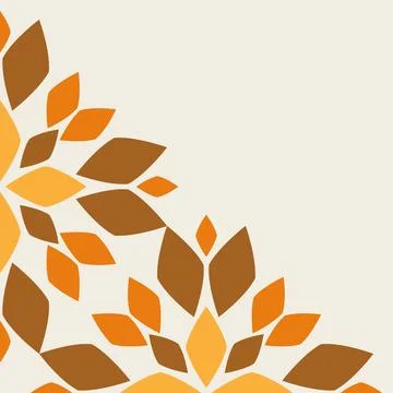 Soft colour floral frame corner Stock Illustration