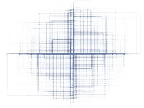 Soft colour line dynamic abstract background Stock Illustration