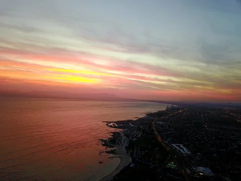 Soft Colours Ocean Sunset 写真素材