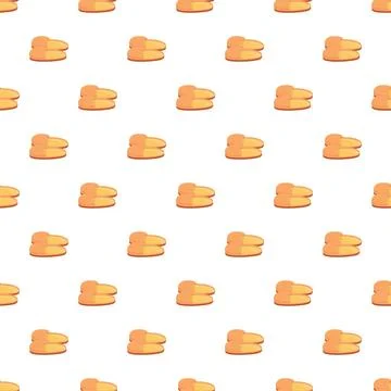 Soft comfortable slippers creating seamless pattern design イラスト素材