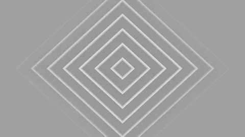 Soft concentric diamond shapes minimalist geometric pattern abstract modern.. Stock Footage 337004414