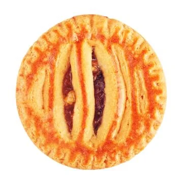 Soft Cookie With Apple Paste Foto stock