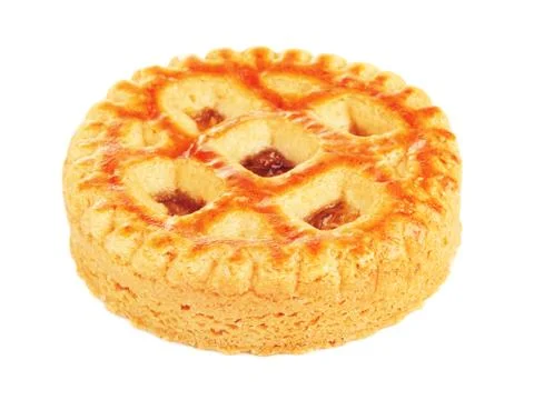 Soft Cookie With Apple Paste Stock Photos